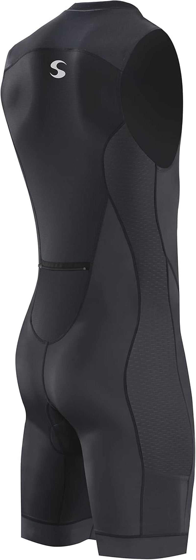 Men's Elite Sleeveless Triathlon Suit - High-Performance Trisuit for Racing | Lightweight & Comfortable