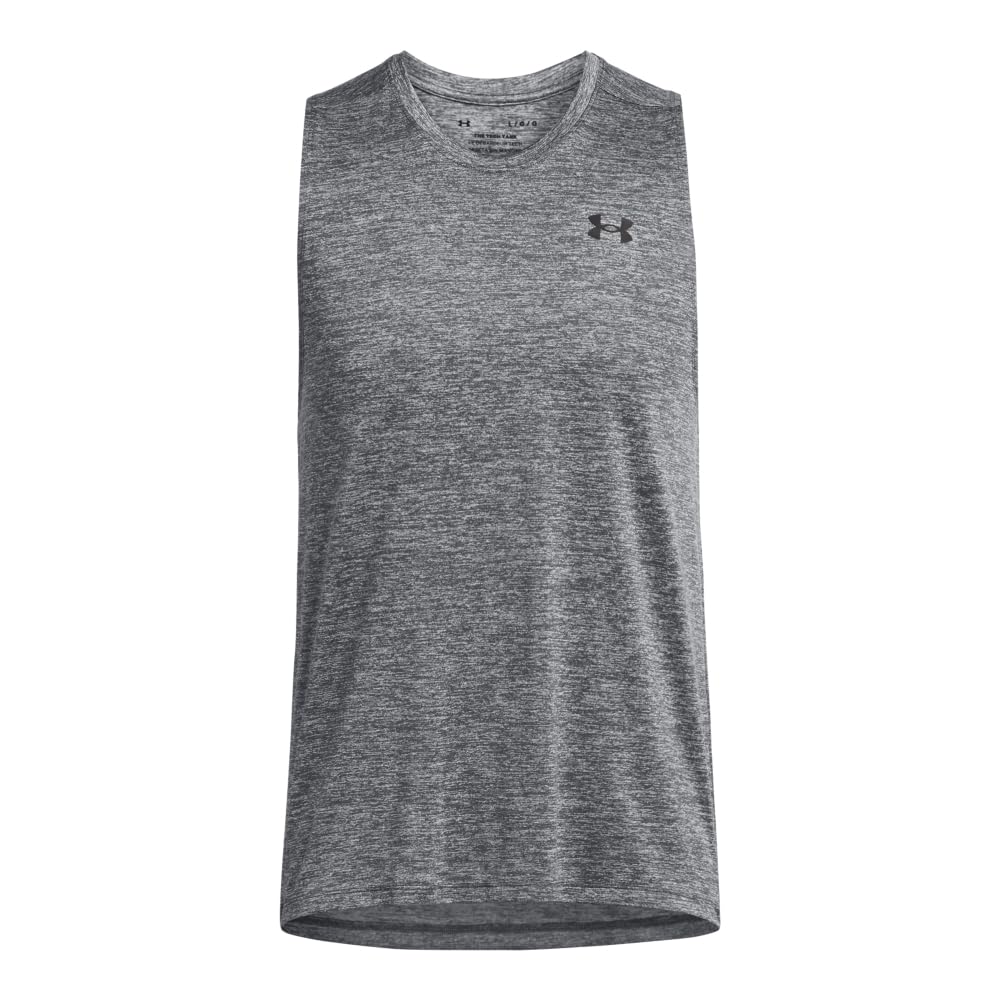 Under Armour Men's Tech Tank Top, (025) Castlerock / / Black, X-Large