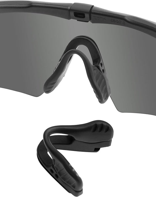 Replacement Nose Pads for ESS Crossbow Sunglasses - Durable Rubber Comfort, Black - 1 Piece