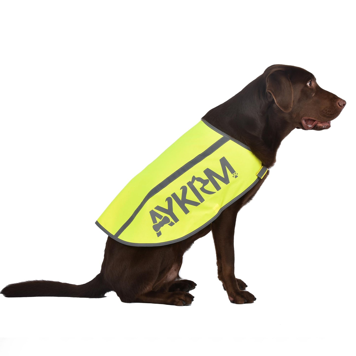 Yellow Reflective Dog Vest for XLarge Breeds, High Visibility Dog Safety Vest Harness with Removable Bell Keep Safe from Hunting, Training & Cars Accidents