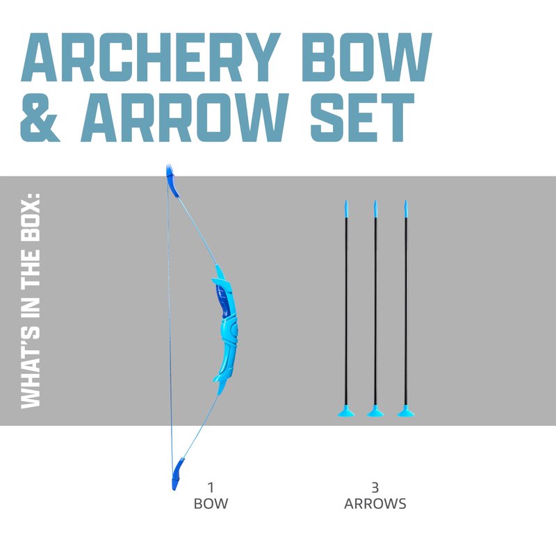 Franklin Sports Kids Archery Bow and Arrow Set - Indoor Toy Archery Set - Plastic Bow and Toy Arrows for Kids - Complete Youth Set