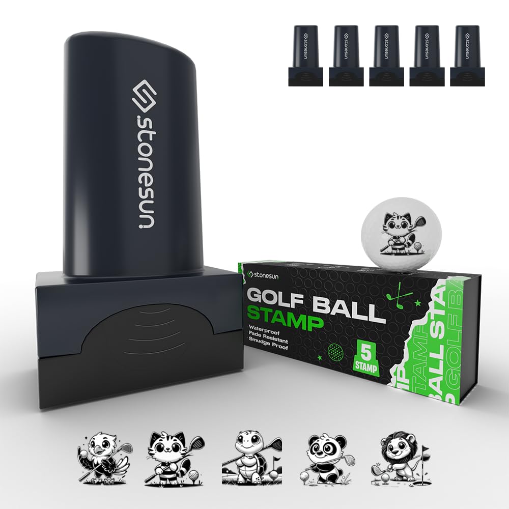 stonesun Golf Ball Stamp (Cute Animals 2)