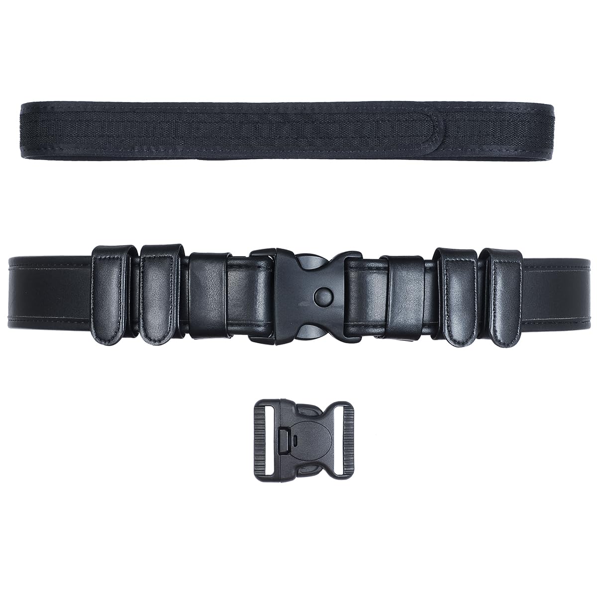TAFTACFR Duty Belt for Law Enforcement Utility Security Military Police 2.0" Tactical Patrol Belt Set