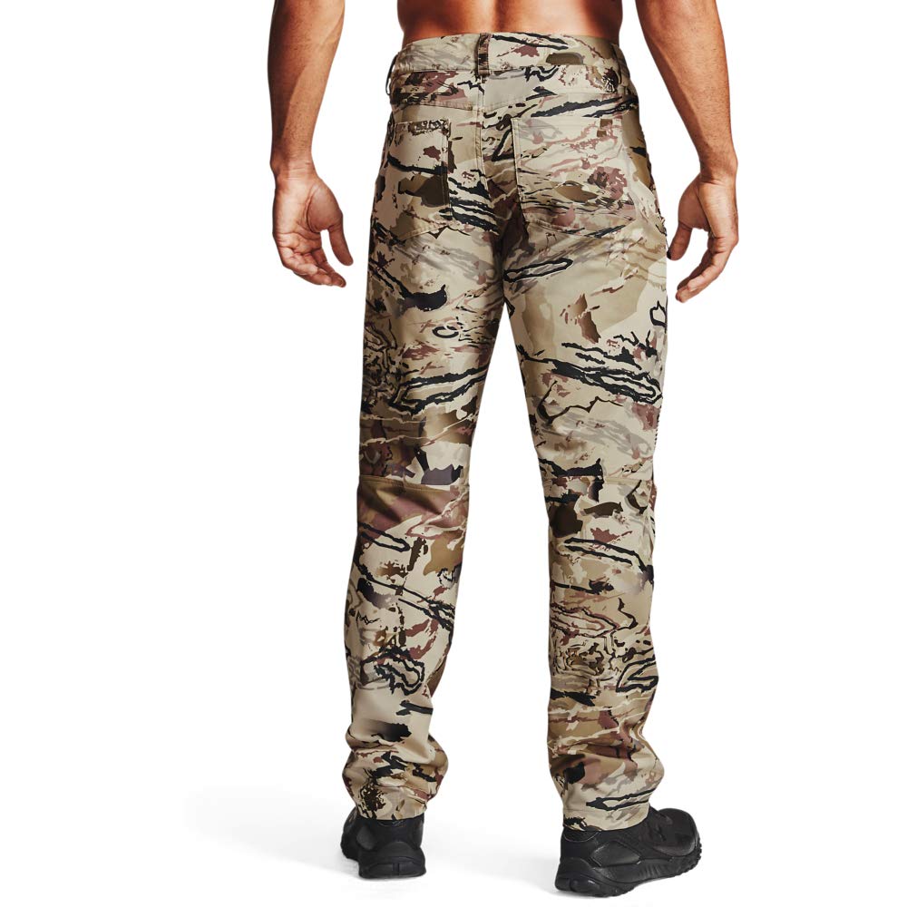 Under Armour mens Backwoods Straight Leg Pants , Ua Barren Camo (999)/Black , 32/34