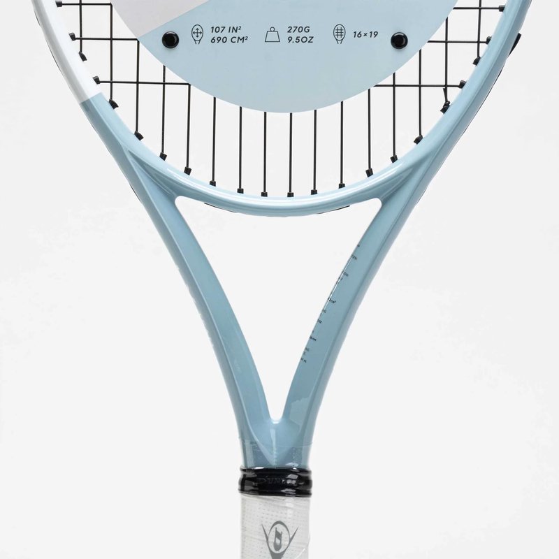 Dunlop Sports LX Team 107 Pre-Strung Tennis Racket, 1/8 Grip