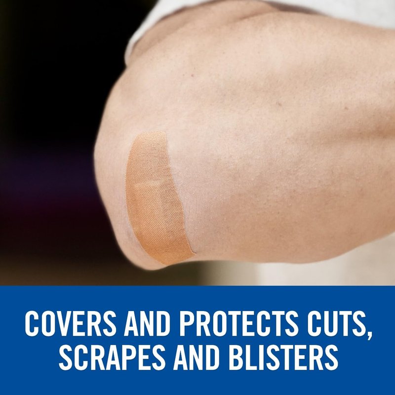 Nexcare Comfort Flexible Fabric Bandage, Latex Free, Assorted Sizes, 30 ct Packages (Pack of 4)