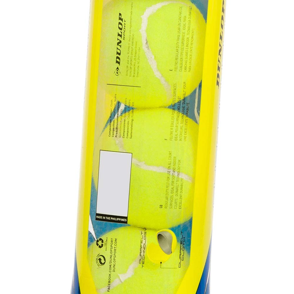 Dunlop Sports Champ All Surface 3 Ball Can