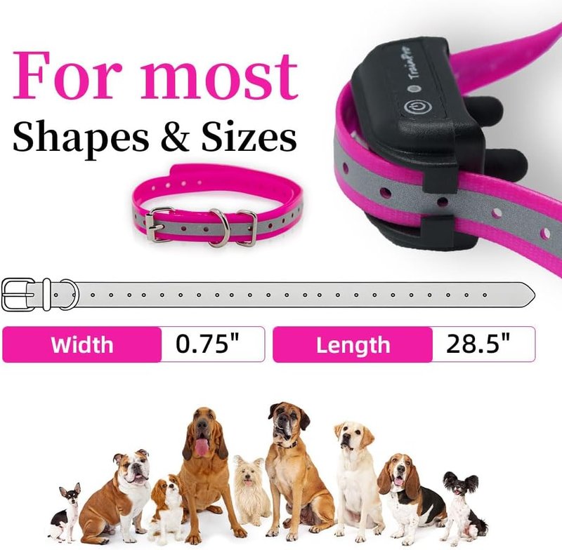 Replacement ¾” Collar Strap Bands - Double Buckle Loop for Pet Shock Bark Collars & Fences