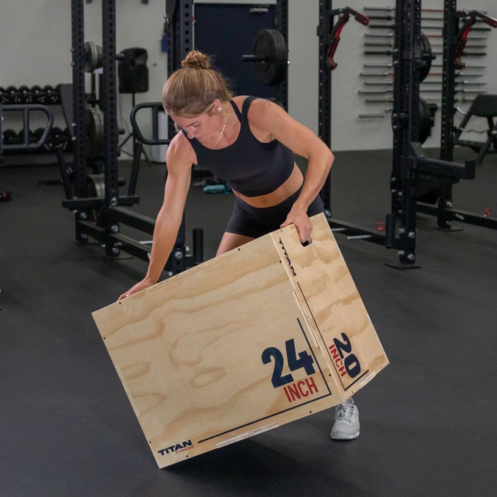 Wooden Plyometric Box - Pro-Duty Jump Training Equipment | 20in, 24in, 30in Sizes