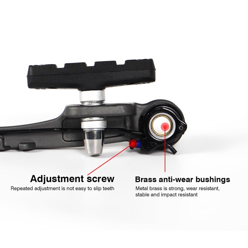 CNC Mountain Bike V Brake Set, Bicycle V Brake for Front/Rear,Linear Pull Bike Rim Brakes for MTB BMX Road Bike Cantilever Brakes.