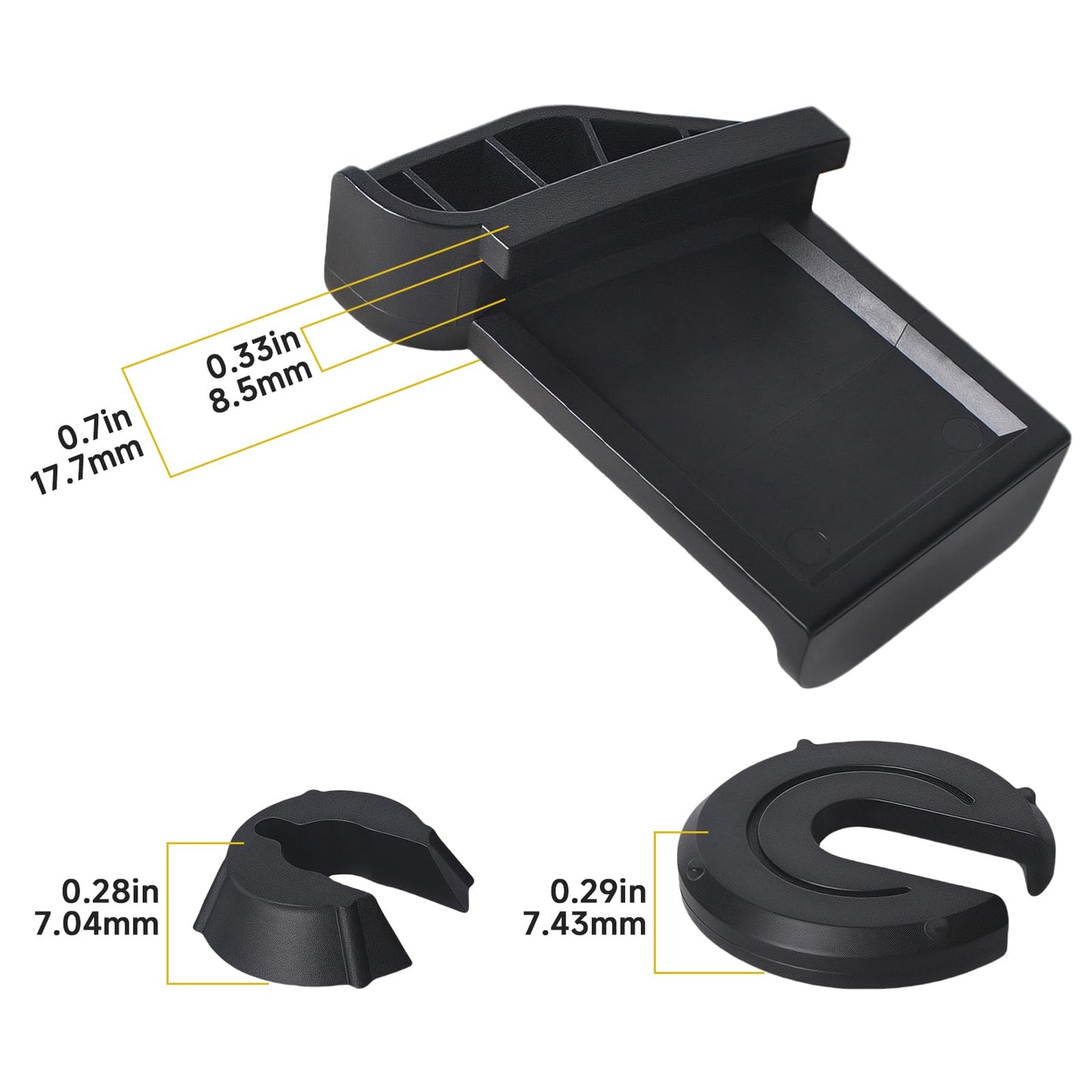 MUGLFPT Calibration Kit Compatible with Peloton Bike (Not for Bike+ Version) – Includes One Wedge-Shaped Calibration Block and Two C-Shaped Discs for Resistance and Power Adjustment