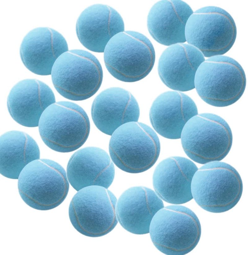 Swity Home Tennis Balls, 12 Pack Training Balls for Lessons, Practice, Playing with Pet (Blue)