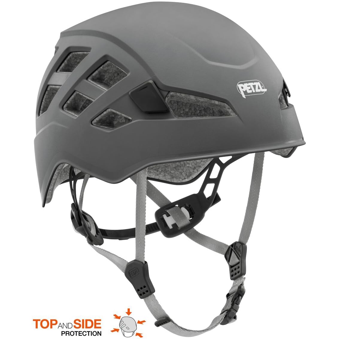 Petzl BOREO Durable Helmet with Enhanced Protection - Gray, M/L (53-61 cm)