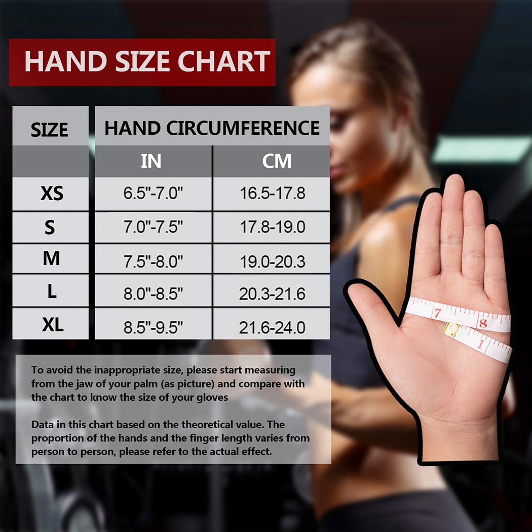 ZEROFIRE Workout Gloves for Women Men - Weight Lifting Gloves with Full Palm Protection & Extra Grip for Women Gym, Weightlifting, Weight Lift, Rowing, Exercise, Sport, Cycling.Galaxy-XSmall