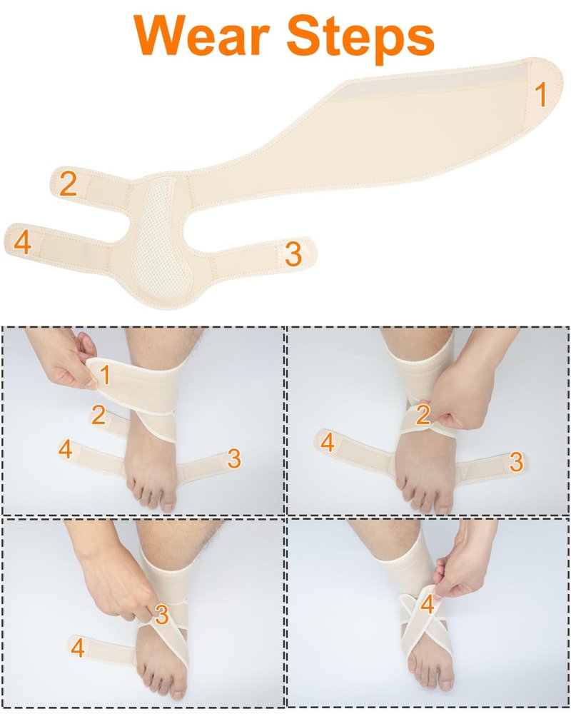 DouHeal AFO Foot Drop Brace, Improve Walking Gait, Effective Relieve Pain, Adjustable Foot Orthosis Brace Support for Sleep, Plantar Fasciitis, Drop Foot Braces For Walking with Shoes[Left]