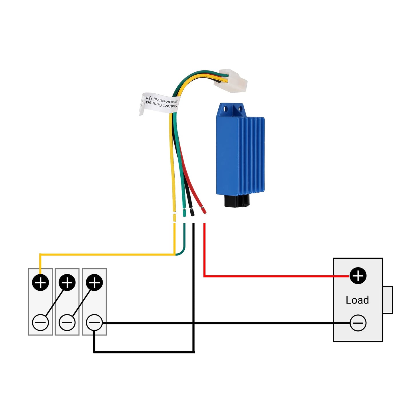 10L0L Golf Cart Voltage Reducer 36V 48V Step Down to 12V 10A 120W DC Converter Regulator Universal for Yamaha EZGO Club Car