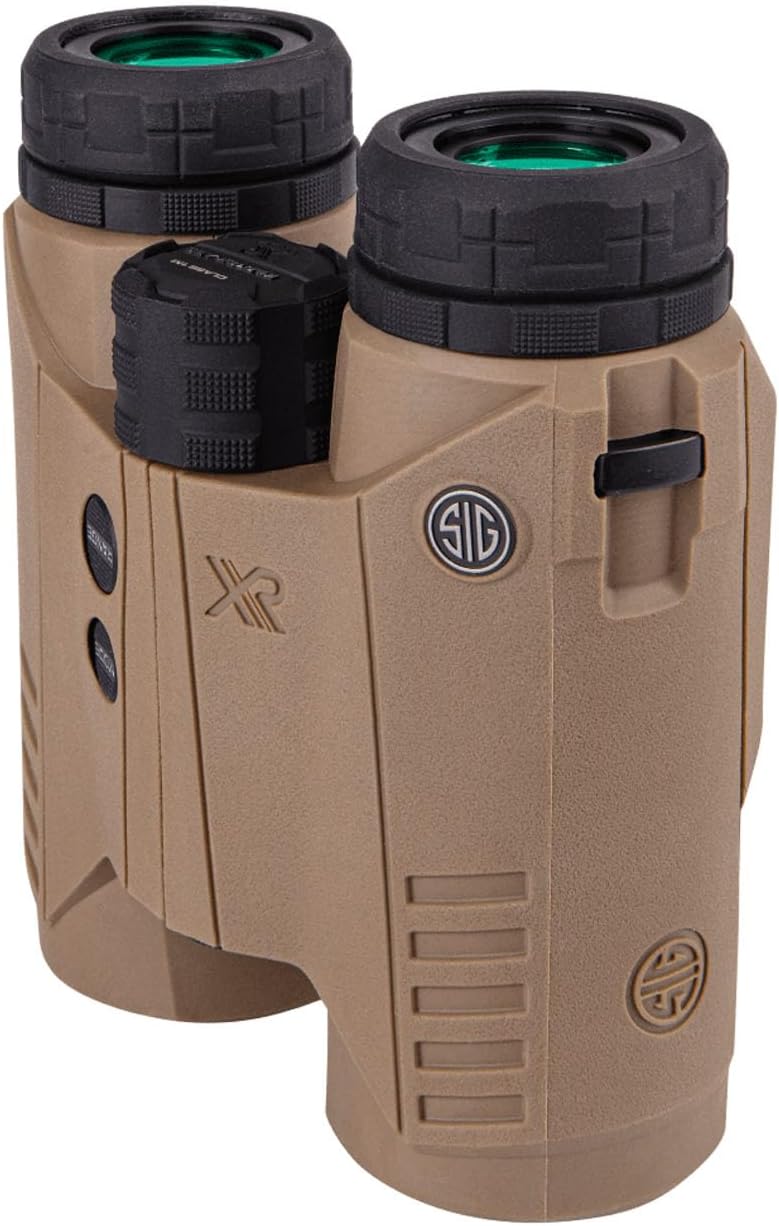 SIG SAUER KILO10K-ABS HD 10x42mm Waterproof Laser Rangefinder Binoculars - FDE Finish