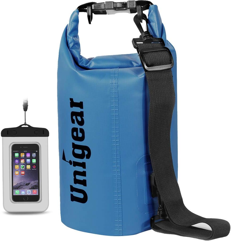 Unigear Waterproof Dry Bag - Lightweight Floating Storage for Kayaking, Boating & Camping | 2L/5L/10L/20L/30L/40L Sizes