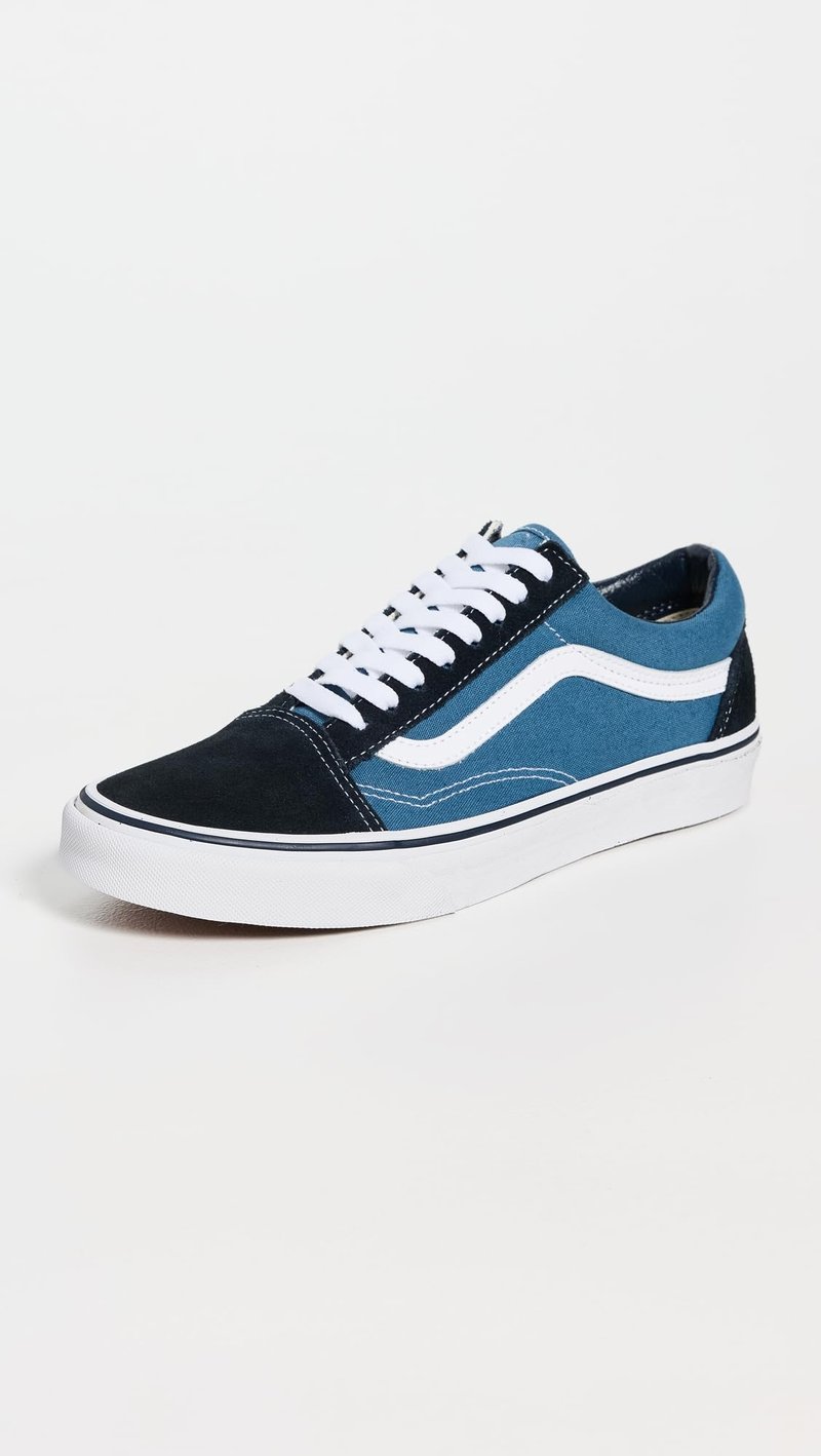 Vans Unisex U Old Skool Unisex Sneakers, Navy, 14.5 US Women/13 US Men