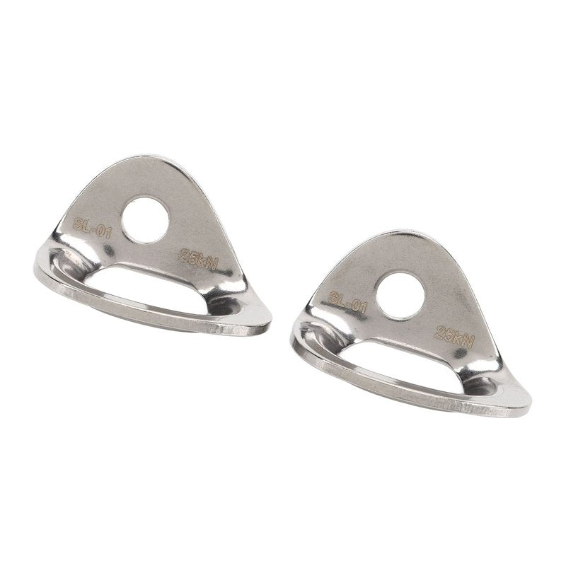 Uxsiya 2PCS Climbing Bolts Hanger 316 Stainless Steel Rock Climbing Hanger Large Bearing Capacity Anchor for Carving Aerial Work
