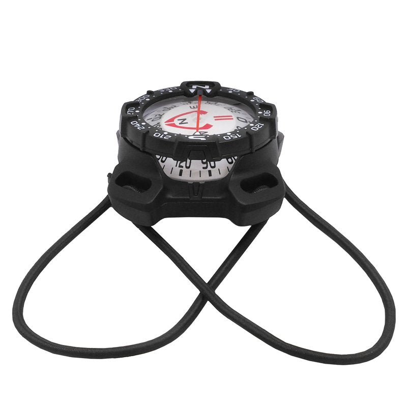SAEKODIVE Bungee Mount Compass - Glow in the Dark, Waterproof Dive Compass - Scuba Compass, Diving Compass, Kayak Compass
