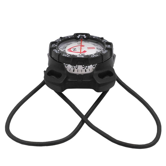 SAEKODIVE Bungee Mount Compass - Glow in the Dark, Waterproof Dive Compass - Scuba Compass, Diving Compass, Kayak Compass