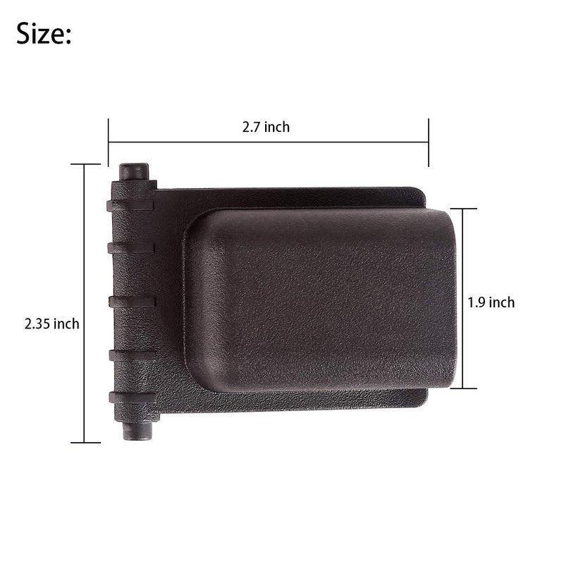 10L0L Golf Cart Rear Seat Bag Attachment Holder Bracket, Universal Bag Rack Strap Buckle Fits for Club Car Precedent 2004-up Gas & Electric, OEM# 102517001
