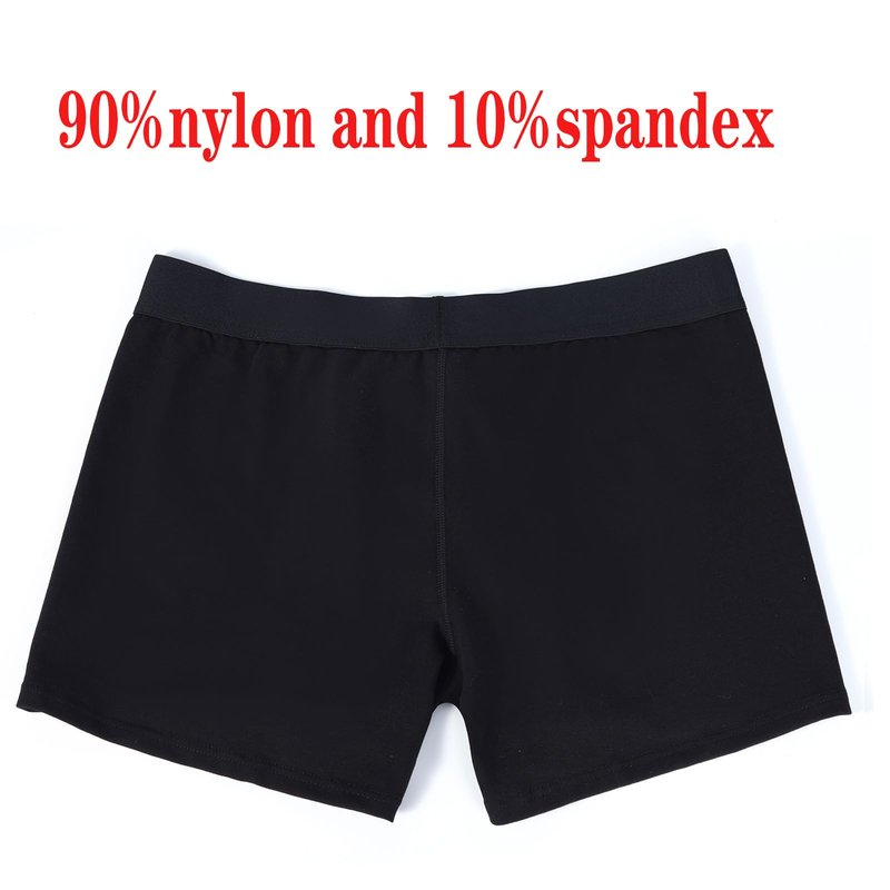 ANNUO Strap Harness Pants Strapless Underwear for Men Women Boxer Briefs Black