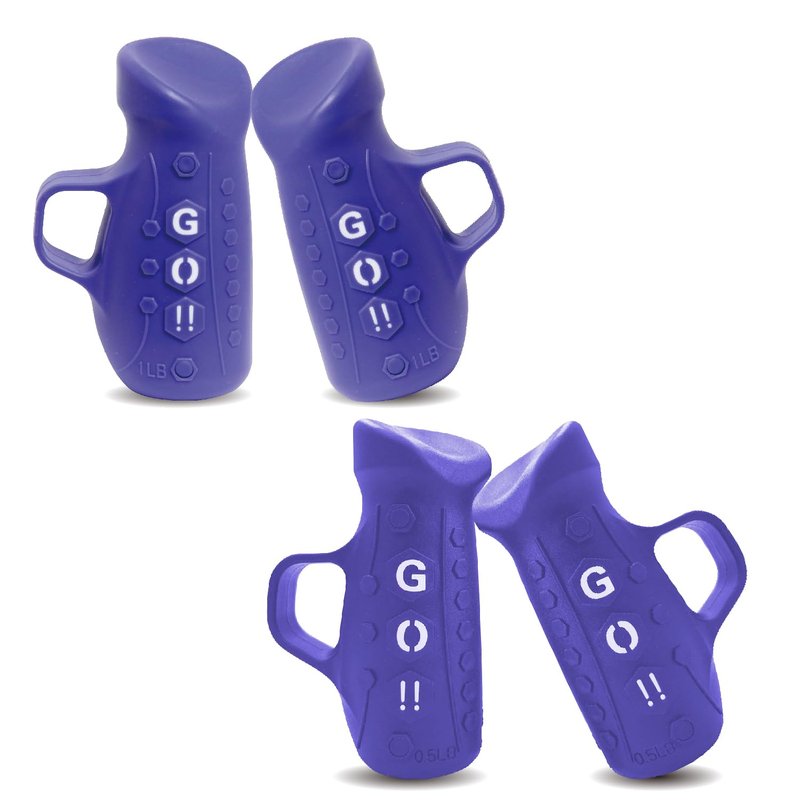 Running Weights for Jogging Walking, Fitness Yaga Hand Weights Dumbbells Set for Body Sculpting & Toning - Maximize Your Calorie Burn (Purple)