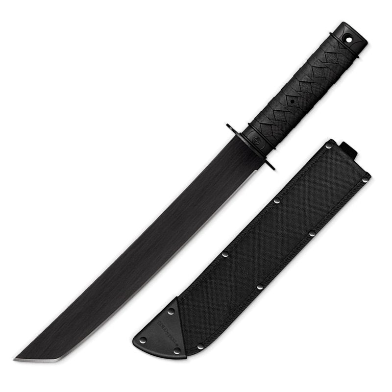 Cold Steel 97TKJZ Tactical Tanto Waterprof Machete Clampack with Cor-Ex Sheath, Black