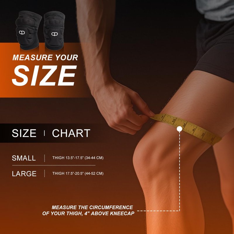 DA-Protective Knee Pads, Thick Sponge Anti-slip, Collision Avoidance Knee Sleeve