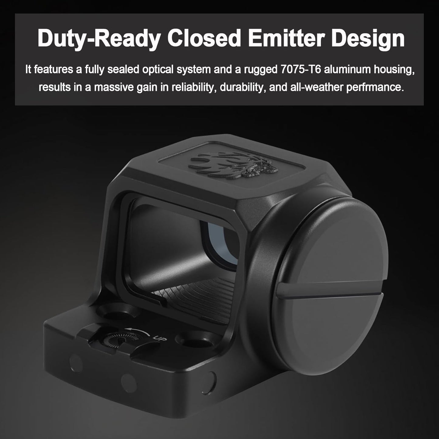 GOWUTAR EP-10 Red Dot Sight - Astigmatism-Friendly Micro Reflex with 3 MOA Dot & 48 MOA Circle | RMSc Footprint