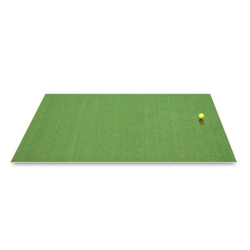 Orlimar Golf Practice Mat, Indoor or Outdoor, 3' x 5' Artificial Turf Hitting Mat with Rubber Tee