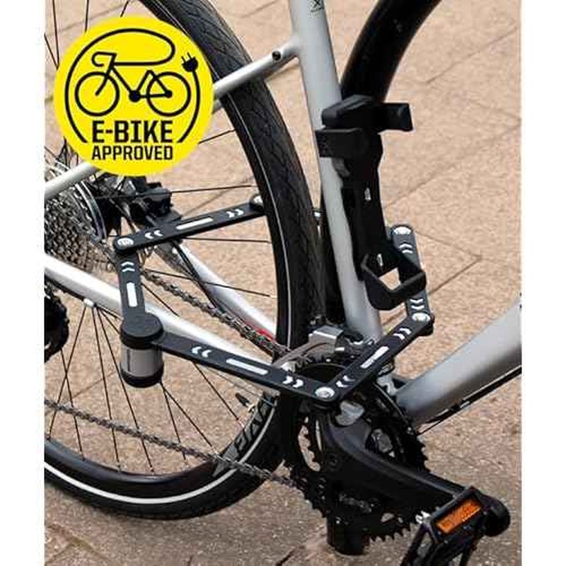 Kryptonite Kryptolok 610 S Folding Bike Lock, Compact Lightweight High Security Anti-Theft Foldable Bicycle Lock with 2 Keys and Mount for E-Bikes Scooter Road Mountain Bikes, 100cm (39 in),Black