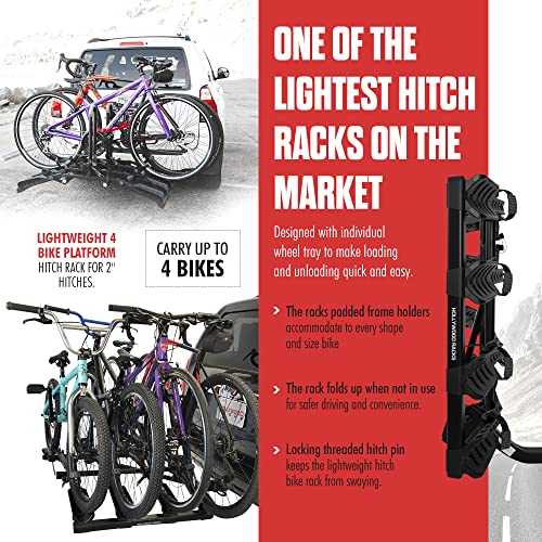 Hollywood Racks, Destination, Hitch Mount Rack, 2'', Bikes: 4