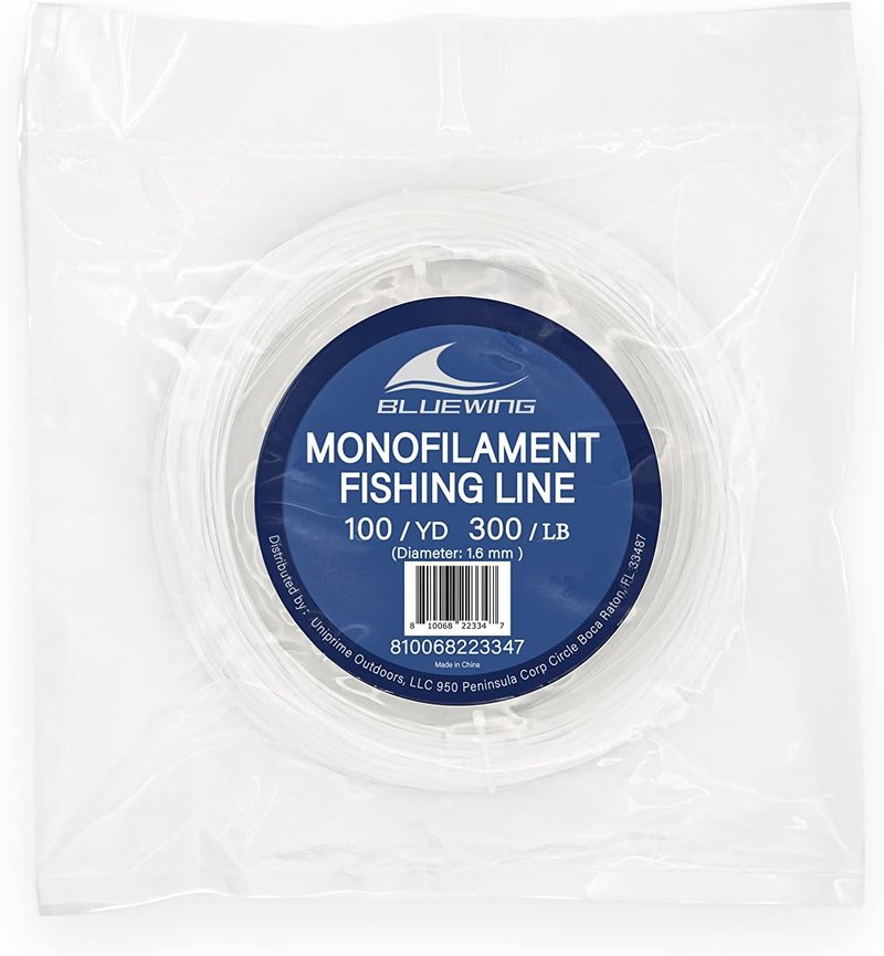 Monofilament Fishing Line - Clear Thin Diameter Fishing Wire | 6-400 lbs, 50-3000 Yards