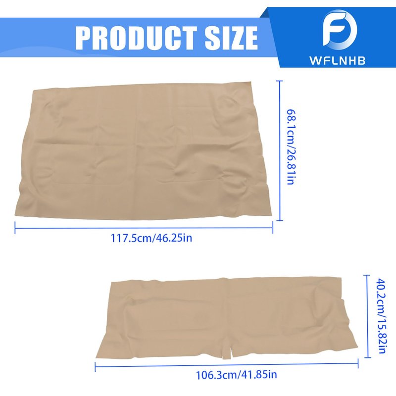 WFLNHB Golf Cart Front Seat Cover Set Replacement for EZGO TXT 1995-2013 Golf Carts