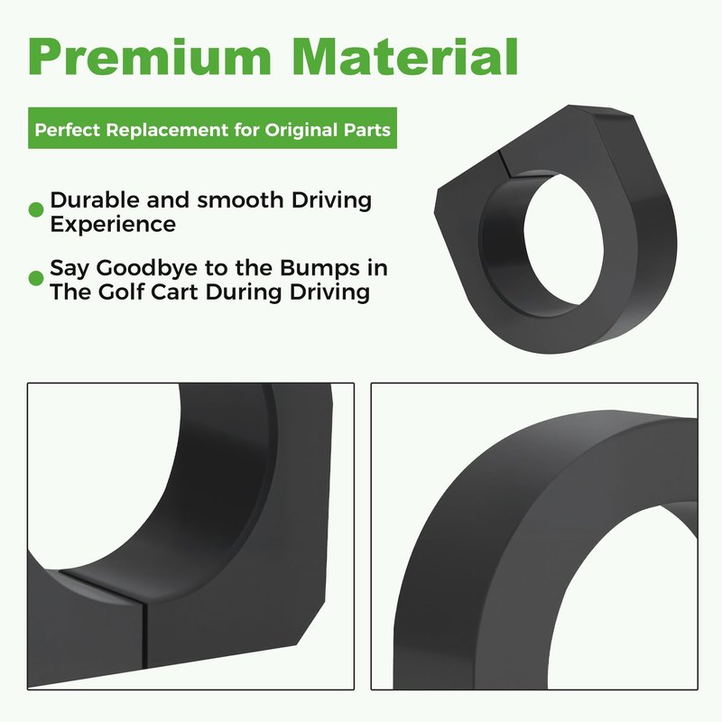 10L0L Golf Cart Rear Axle ISOMOUNT Bushings for EZGO TXT/Medalist 1994-2008 - Direct OEM Replacement #72117G01 - Fits Gas Golf Cart Models (TXT, Medalist, Shuttle, Workhorse)