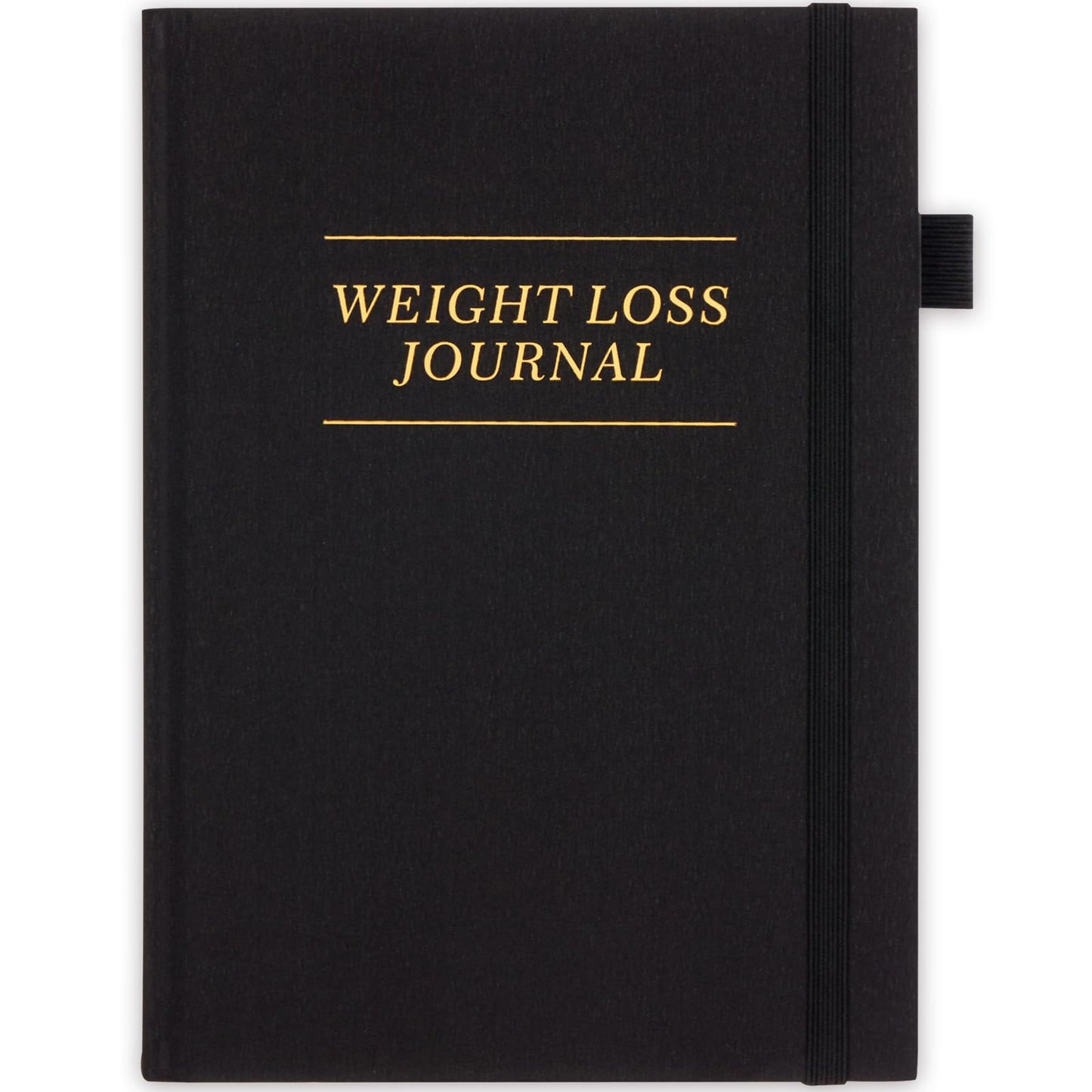 5 MINUTES A DAY Fitness/Workout Journal for Women & Men, Workout Log Book to Track Exercise Progress, 6 Months Running Journal Workout Equipment Home Gym Gift-Black