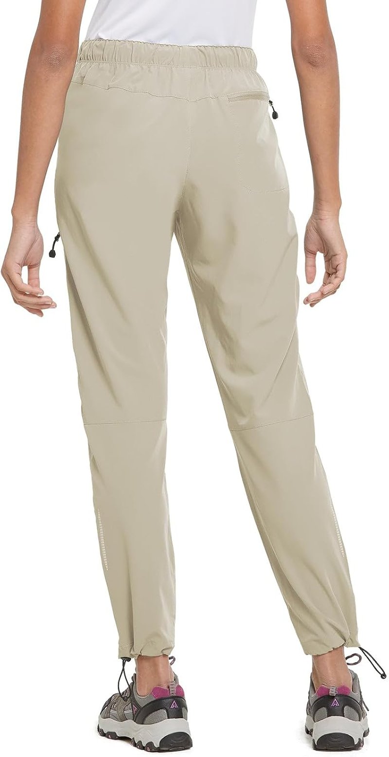 Baleaf Women's Hiking Pants - Quick Dry, Lightweight, Water Resistant | Elastic Waist Cargo for All Seasons