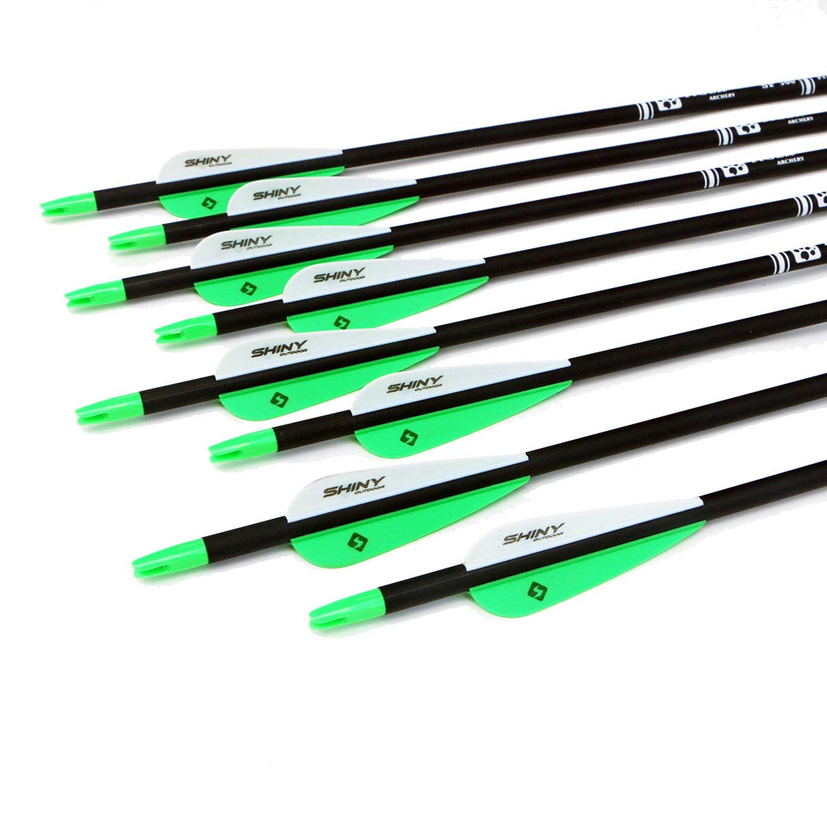 TIGER ARCHERY 30" Carbon Arrows for Compound Recurve Bow Hunting Target