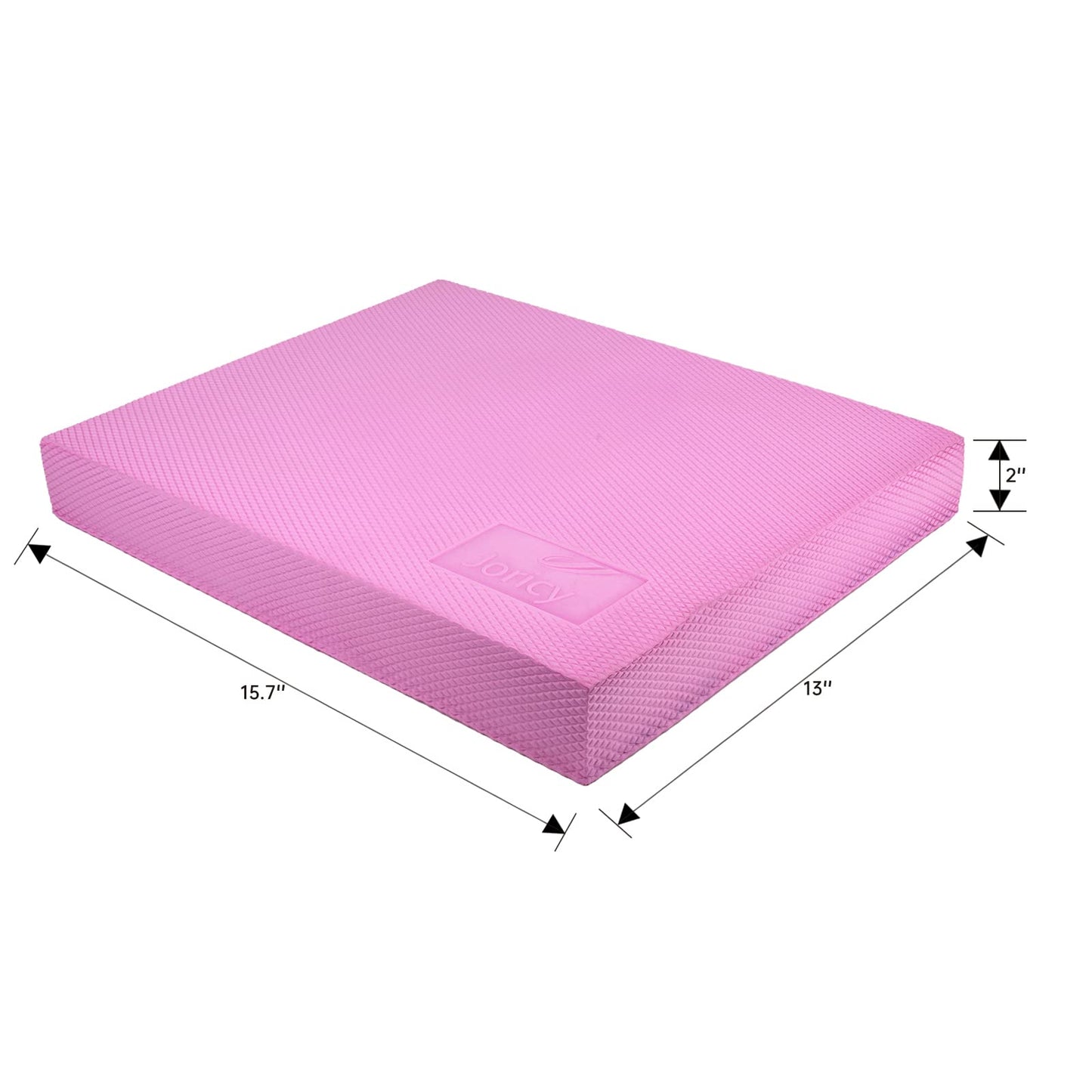 Balance Pad, Non-Slip Foam Exercise Mat & Ankles Knee Pad Cushion Thick for Gym Workout, Fitness Exercise, Physical Therapy, Core Balance and Strength Stability Training, 15.7 x 13 x 2 Inch (Pink)