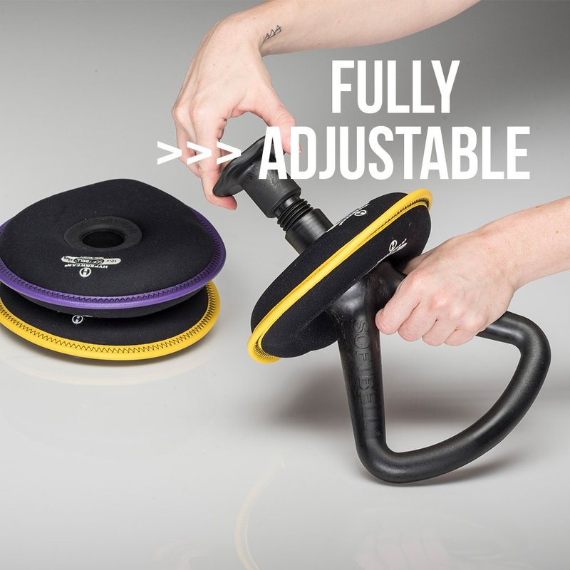 HYPERWEAR Soft Adjustable Kettlebell 25 lbs | Soft Kettle Bells with Adjustable Weight Plate | Premium Quality for Gym, Fitness at Home | Kettlebell for Women and Men
