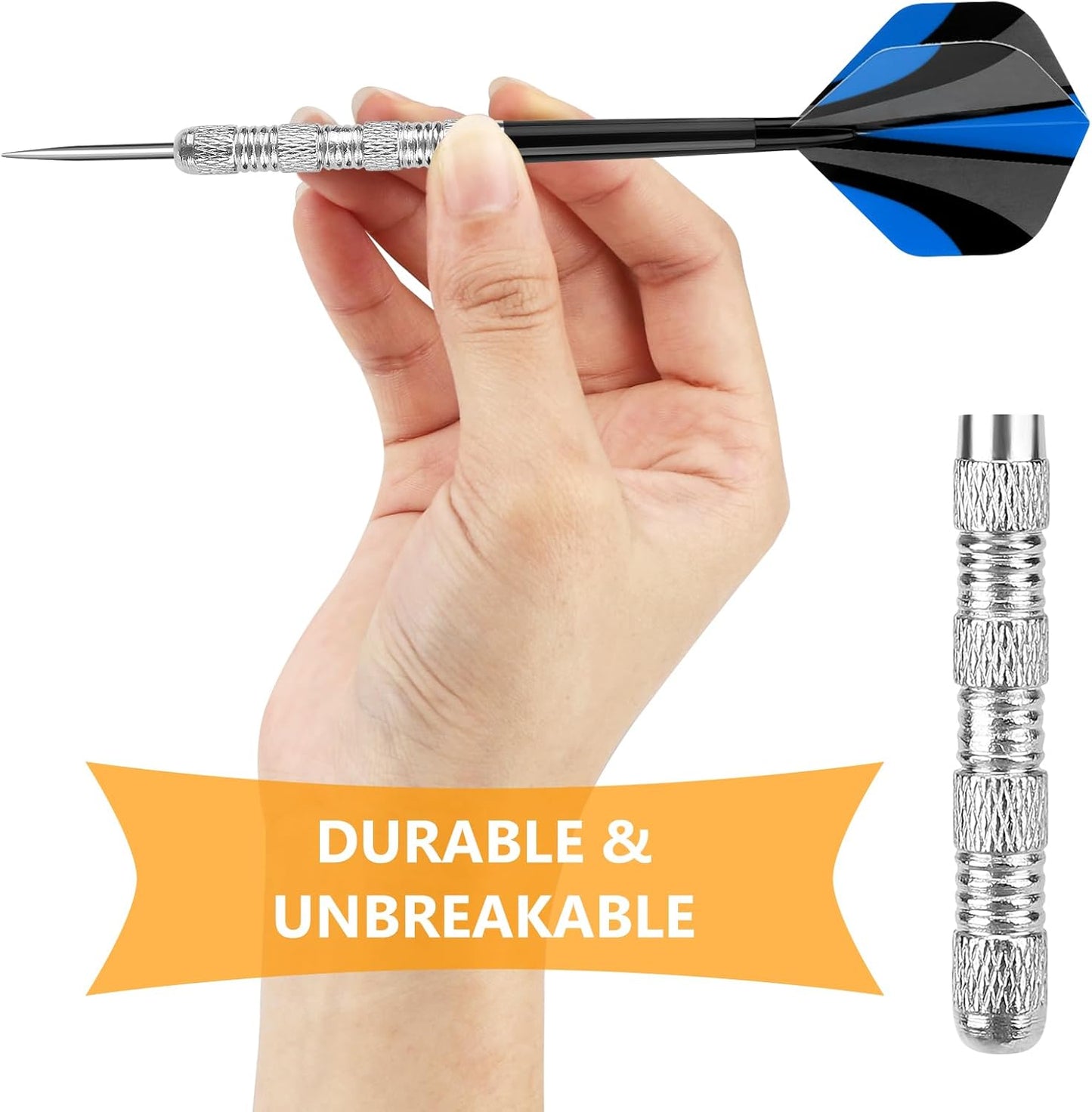 Professional Steel Tip Darts Set - 14g Metal Darts for Dartboard | Durable Metal Tips