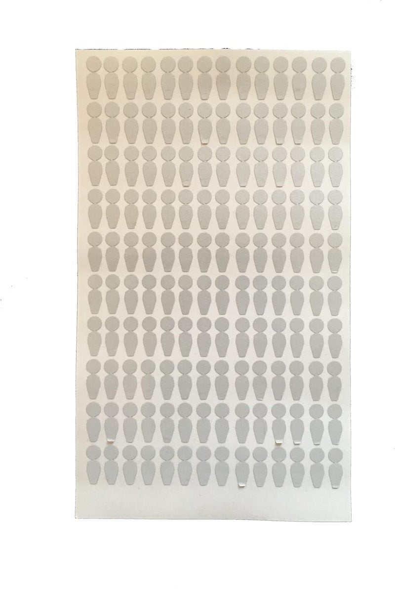 Floordrobe Clothing Reflective Dot Stickers for Golf Launch Monitors (140)