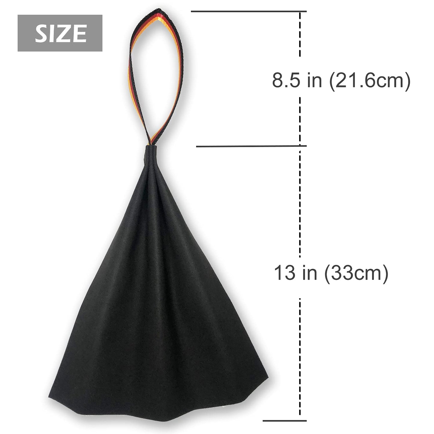 Dewonch Leather Bite Rag for Dog Training, K9 Puppy Toy to Build Prey Drive,Train Bite Grip,Play Tug of War Game with Handle