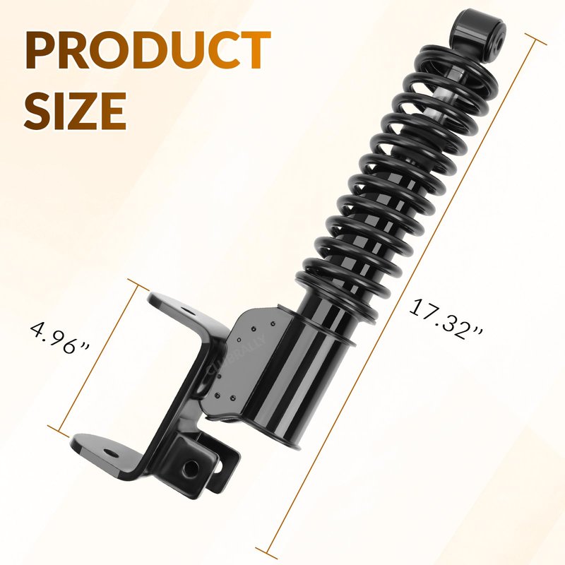CLUBRALLY Golf Cart Front Shock Strut Assembly for 2015.8-2022 EZGO RXV, Include Driver and Passenger Side, OEM#655526, 655529