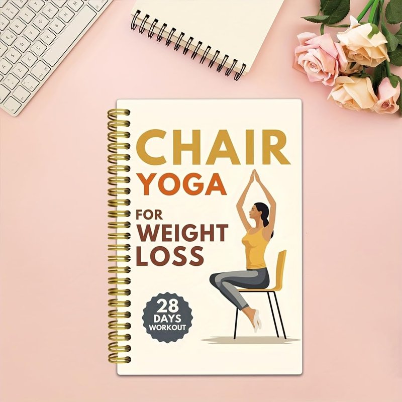 Daily Fitness Planner Notebook - 5.5” x 8.3” Weight Loss Tracking Journal | Spiral-Bound Workout Organizer for Gym & Daily Use