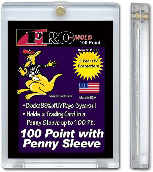 Pro-Mold Magnetic One Touch Card Holders - 100 pt. Sleeved Card Storage (20 Pack)