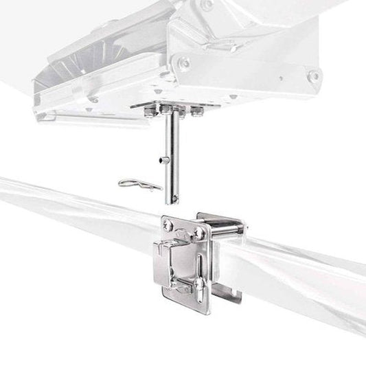 Magma T10-340 Single Side/Bulkhead or Square/Flat Rail Mount for Single Mount Rectangular Grills and Fillet Tables| Stainless Steel Boat Grill/Table Mount | Versatile Marine Accessory Bracket